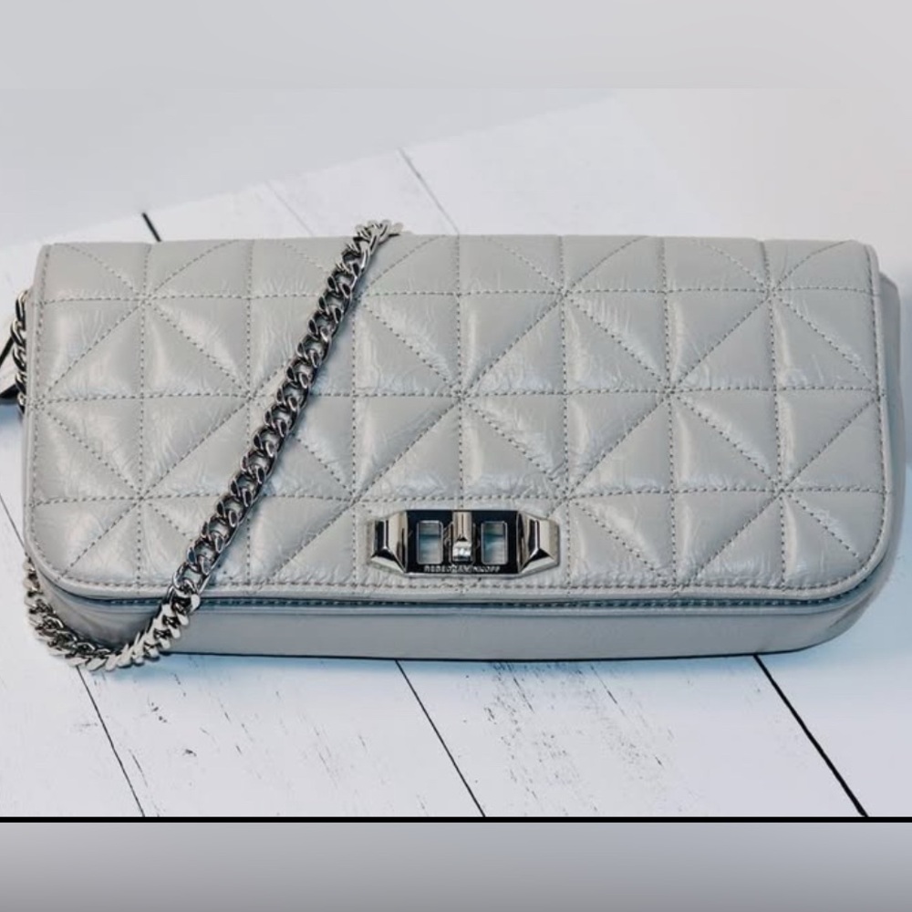 Rebecca Minkoff Dove Gray Quilted purse